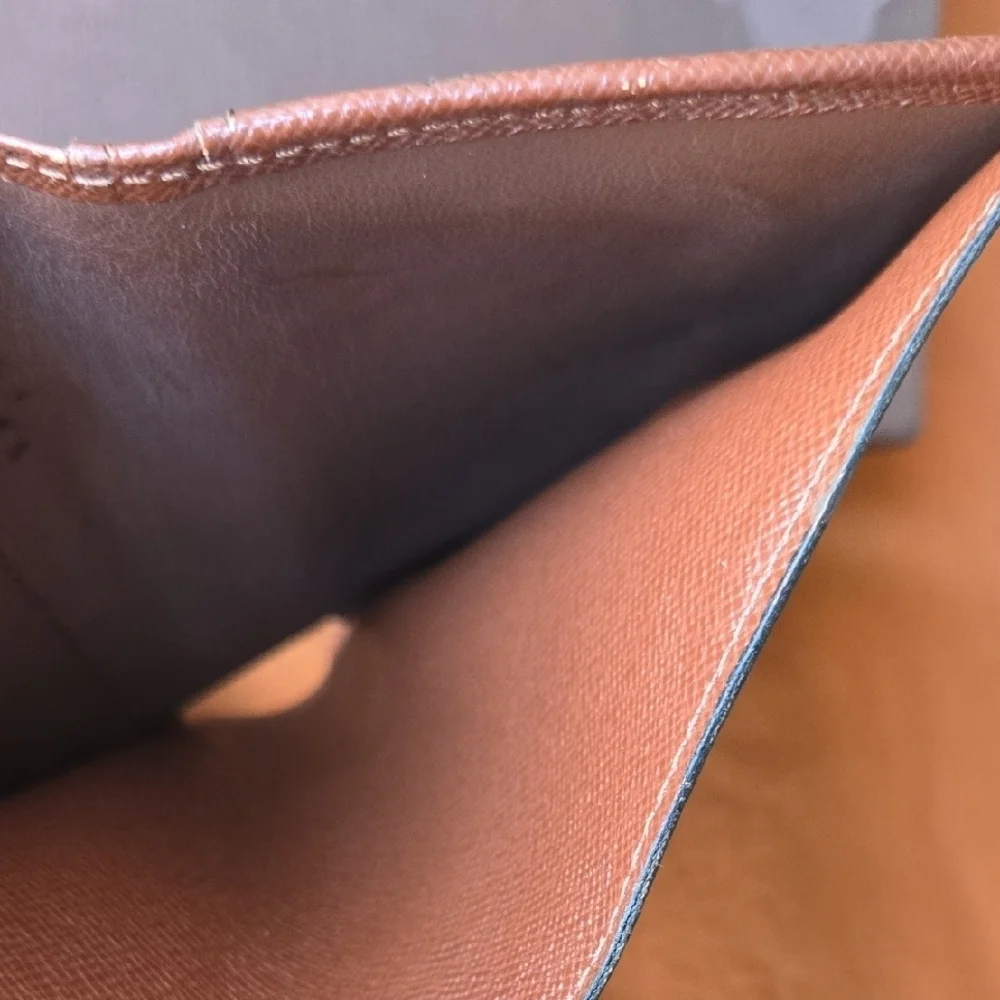 Louis Vuitton Brown Monogram Wallet Compact Design
